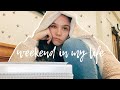 College Weekend in My Life (productive) // Studying & Women's March // Michigan State University