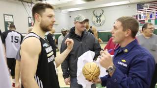 Bucks Hoops For Troops Practice