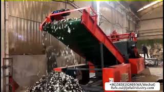 Rotary blades cutting machine, can shred all soft waste, customized capacity & discharge size screenshot 5