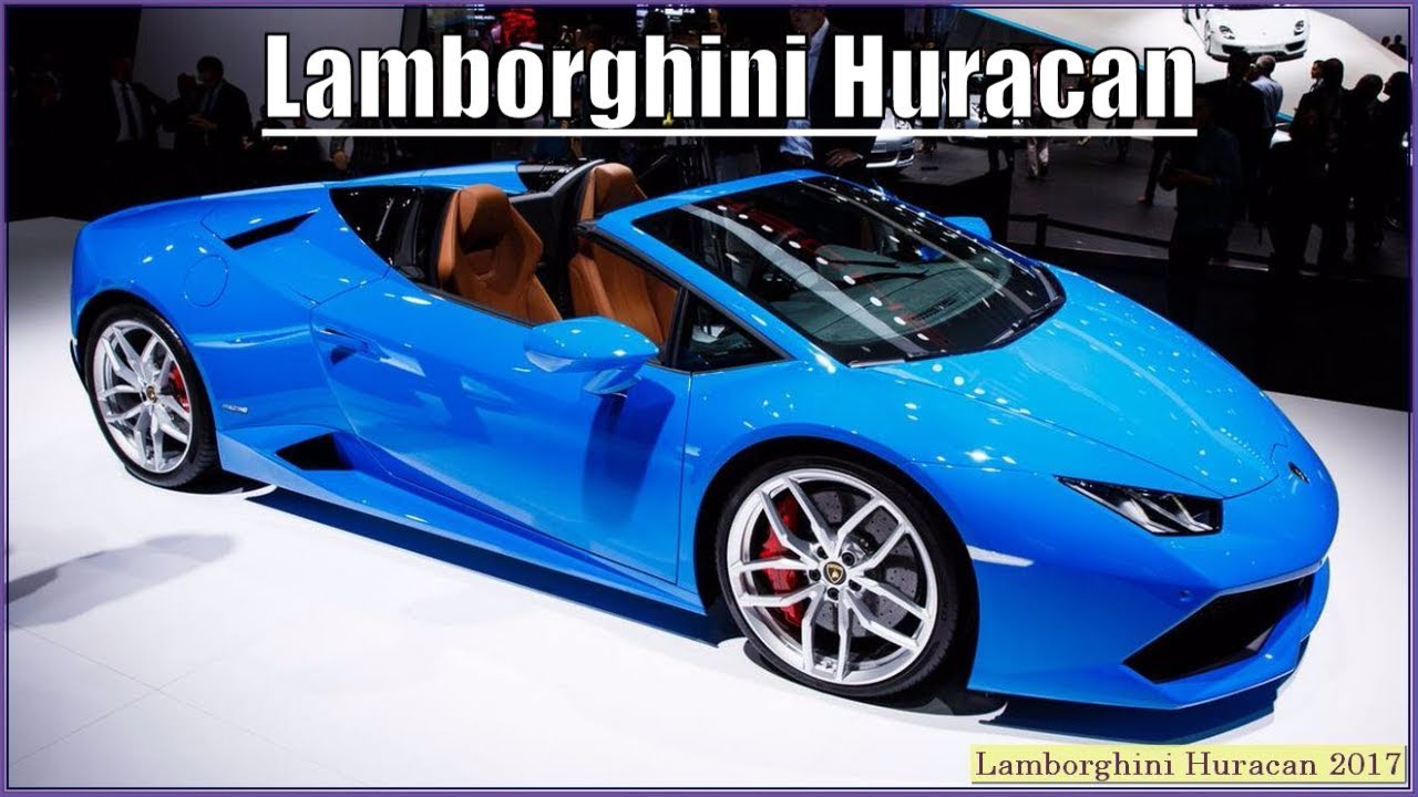 New Lamborghini Huracan 2017 Spyder Review YouTube