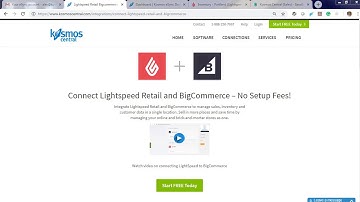 LightSpeed BigCommerce Integration by Kosmos eSync