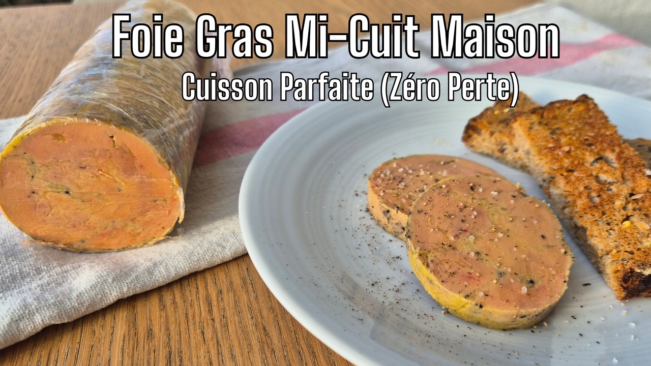 La Meilleure Recette de Foie Gras Mi-Cuit (Ballotine Pro + Cuisson Maîtrisée)