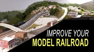 IMPROVE YOUR MODEL RAILROAD. Easy tips to make your layout UNIQUE