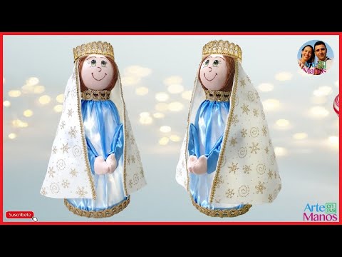 Final del en Vivo VIRGENCITA, Lámpara con Botella Reciclada ATM