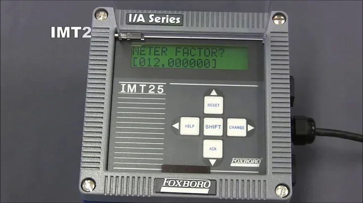 Foxboro IMT25 Flow Transmitter Quick Start and How To Video