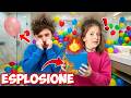 MENTRE CHE NOI GONFIAMO 5000 PALLONCINI ESPLODE IL COMPRESSORE IN BAGNO E SI RIEMPE LA CASA DI FUMO