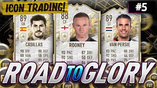 HOW TO TRADE WITH ICONS ON FIFA 22! MAKE COINS FAST DOING THIS! FIFA 22 ROAD TO GLORY! EPISODE 5