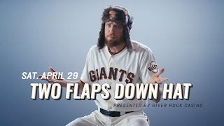 2017: Two Flaps Down Hat Profile