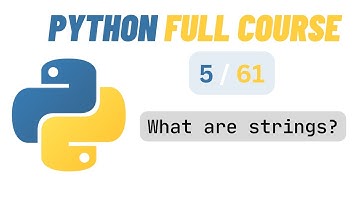 Python 3 - Episode 5 - What are strings