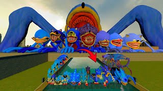 LE BIGSPACE TOUTES LES CASSETTES SHIN SONIC EXE FAMILY POPPY PLAYTIME CHAPITRE 4 SPARTAN KICK dan...