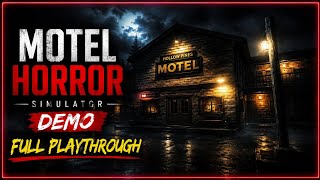 Motel Horror Simulator Demo 0.3.17 | Full Playthrough | Indie Horror Game | Raycaster Games screenshot 5