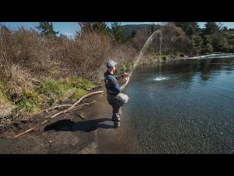 Fly fishing New water! | River crossing FAIL!!