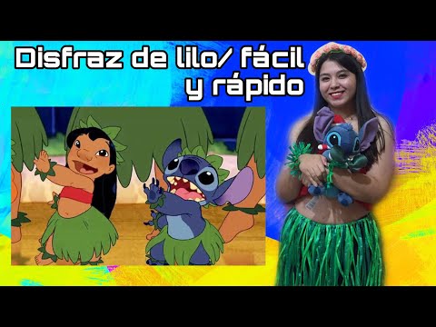 disfraz de lilo/fácil y rápido 