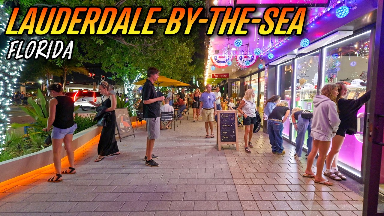 Lauderdale-by-the-Sea Florida | Beachside Restaurants & Lights