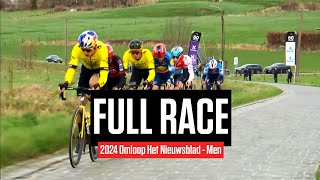 FULL RACE: 2024 Omloop Het Nieuwsblad  Men