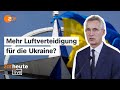 Pressekonferenz mit NATO-Generalsekretär Stoltenberg | ZDFheute live mit Ex-NATO-General Ramms