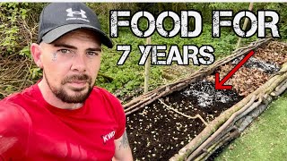 Self Maintained Vegetable Bed Build - Start to Finish Project | Living Off Grid