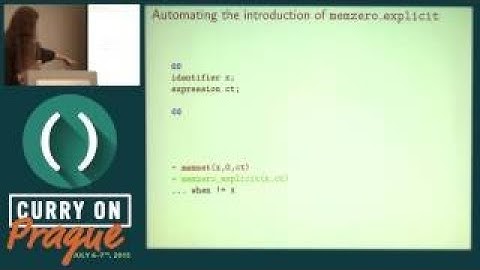 ia Lawall Coccinelle for the Working Programmer Curry On