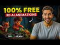 Create Consistent 3D AI Characters & Animations FREE