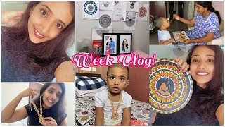 Week Vlog /New Jewellery Collection, exercise, Fun with Nethra. / Telugu vlogs/ Poojitha Karthik