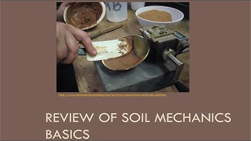 CEEN 641 - Lecture 1 - Crash Course Review of Basic Soil Mechanics