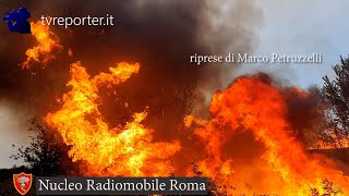 NUCLEO RADIOMOBILE : INCENDI A ROMA, LA CRONACA IN DIRETTA A BORDO DELLE AUTORADIO DEI CARABINIERI