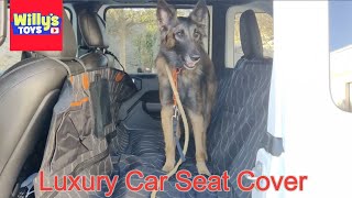 Luxury Car Seat Cover Review - Protect your Back Seat from Your Pets!