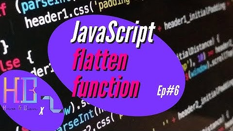 Modified Lodash flatten function implementation in JavaScript | Advance JS | Interview Questions