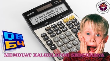 CARA MEMBUAT KALKULATOR SEDERHANA MENGGUNAKAN QBASIC