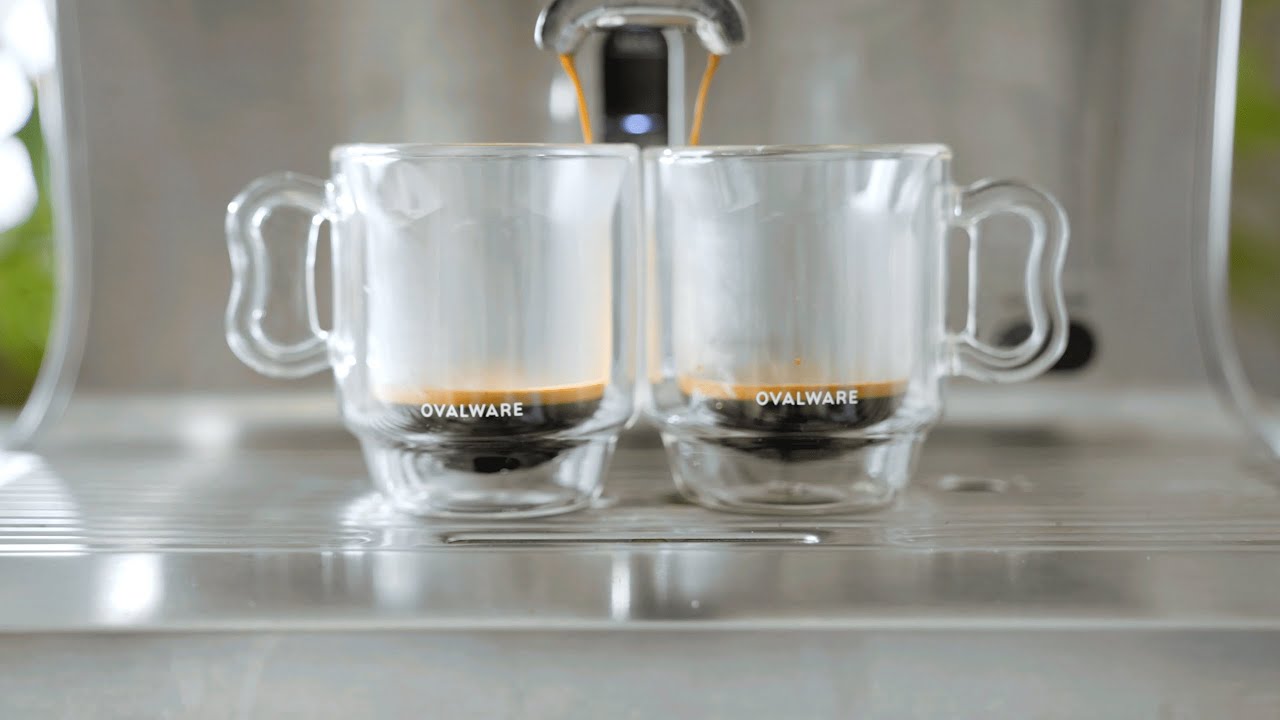 Espresso Cup Double Wall Glass 120ML (1 Cup) + (2 Cup) Options