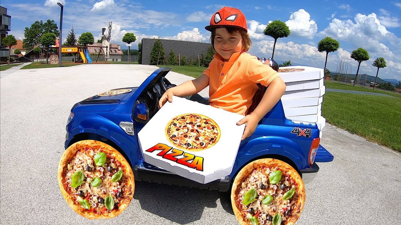 Caminhão de Sorvete - Pizza e Sorvete Food Car Play for Kids