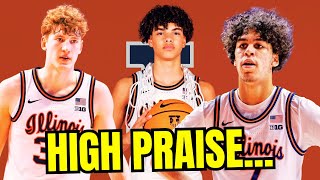 Keaton Wagler Is &quot;In The Same Class As Kasparas Jakucionis And Will Riley&quot; Per Brad Underwood!