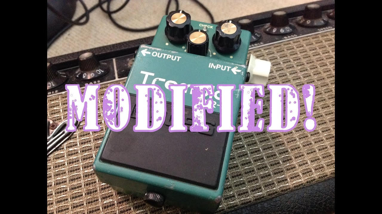Modded Boss TR-2 Tremolo (by Moddjobbs) - YouTube