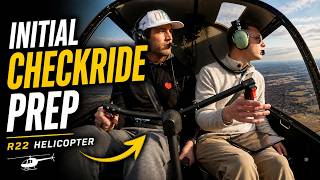 Checkride Prep Flight in an R22 Helicopter | Student Pilot Training Vlog