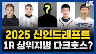 2025 신인 드래프트 1라운드 상위 지명 미리보기 [판을 뒤흔들 선수는 누구?]