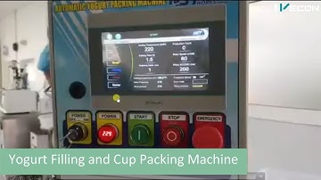 Automatic Yogurt Filling and Cup Packing Machine I Automation Solutions