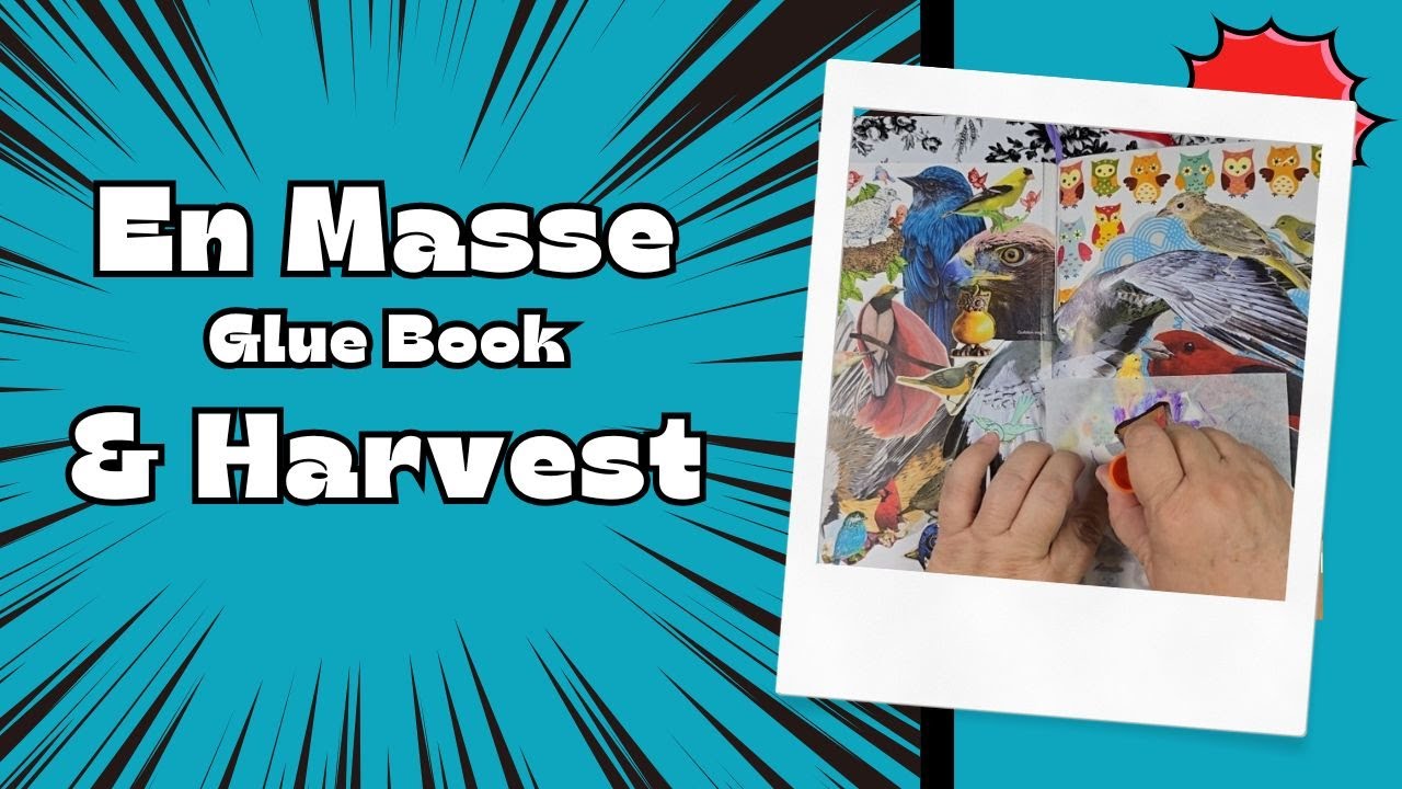 Let's CELEBRATE ✂️📖❤️🎉 EN MASSE Glue Book & HARVEST with me!