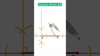 Construction of a square - Fast and easy steps #shorts