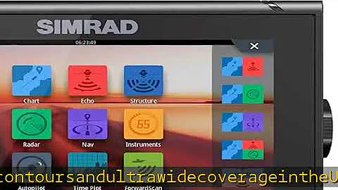 Simrad GO7 XSR - 7-inch Chartplotter (No Transducer) with C-MAP Discover Chart Card