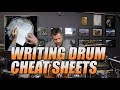 Drum Lessons - Writing Cheat Sheets For Charts