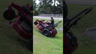When mowing slopes turns into a full-on rodeo! Toro Z Master 4000 🤠💪