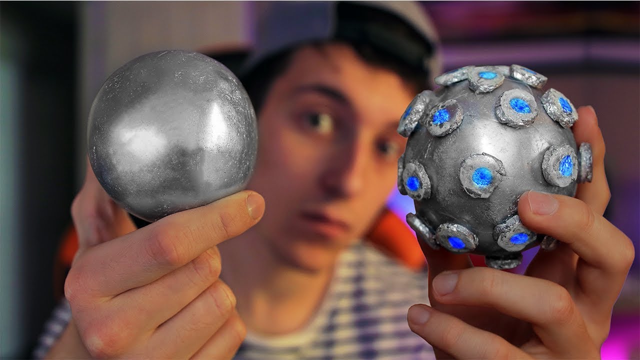 MAKING AN IMPULSE NADE FROM FORTNITE WITH A MIRROR-POLISHED JAPANESE FOIL BALL! vlogs in spanish