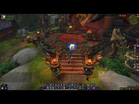 WoW BFA Horde-  Portal to Zandalar from Ar'gorok (Arathi Highlands)