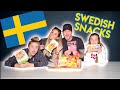 BRITISH Family Trying SWEDISH Snacks! 🇸🇪