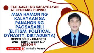 Local Elitism at Diktadura: Mga Hamon ng Kalayaan sa Panahon ng Pagsasarili | PKLP Q2 Lesson 4 Local Elitism at Diktadura: Mga Hamon ng Kalayaan sa Panahon ng Pagsasarili | PKLP Q2 Lesson 4