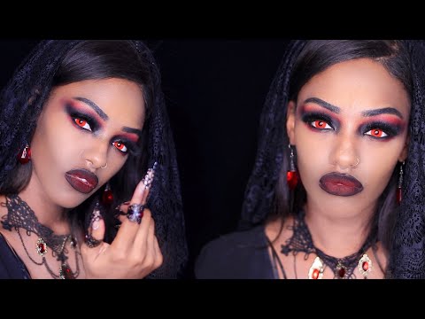 How To: Beginner Vampire Makeup Look | Easy Halloween Look 2020
