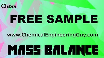 Batch Process in Mass Balance (MB1 2-08)