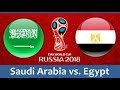 FIFA Predicts : World Cup 2018 Group A - Egypt vs Saudi Arabia