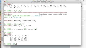 P14 金融量化分析 numpy array花式索引