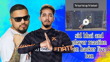bgis live ban HACKER reaction | s8ul SID, scout, akshat, reaction on hacker live ban in semis